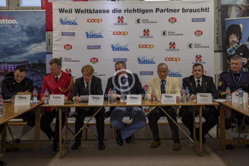 Pressekonferenz Basel Tattoo 2018