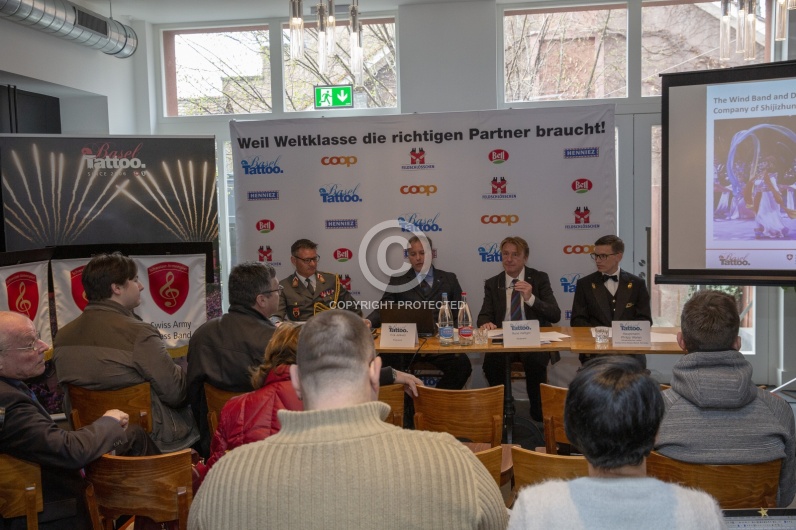 Pressekonferenz Basel Tattoo 2019