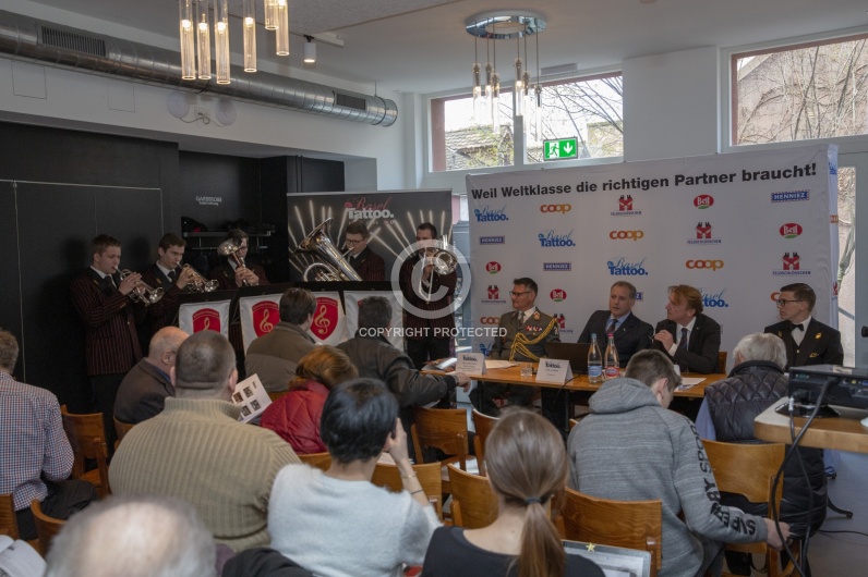 Pressekonferenz Basel Tattoo 2019