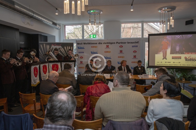 Pressekonferenz Basel Tattoo 2019